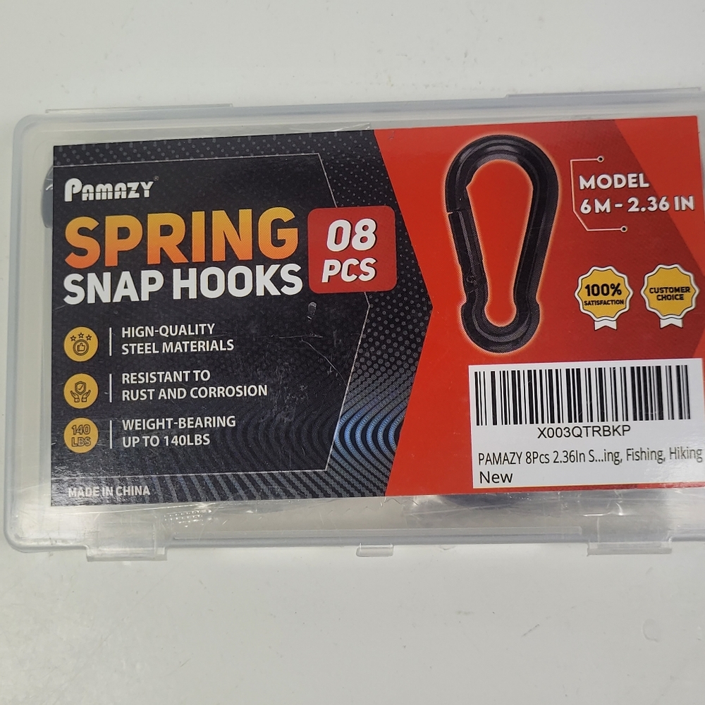 Pamazy Spring Snap Hooks 8-Pack